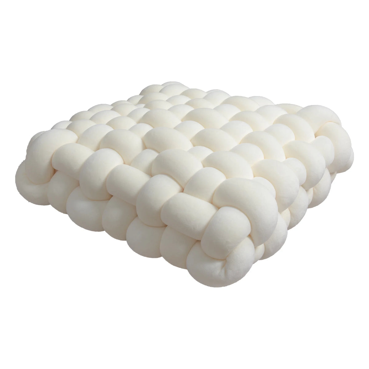 Velvet Knot Cloud Backrest Pillow Set