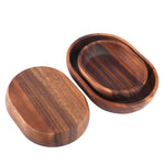 Rustic Oak Serving Bowls