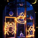 Glowing Halloween LED Window Lights