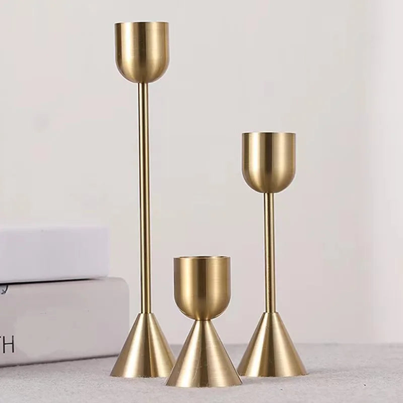 Art Deco Minimalist Candle Holders