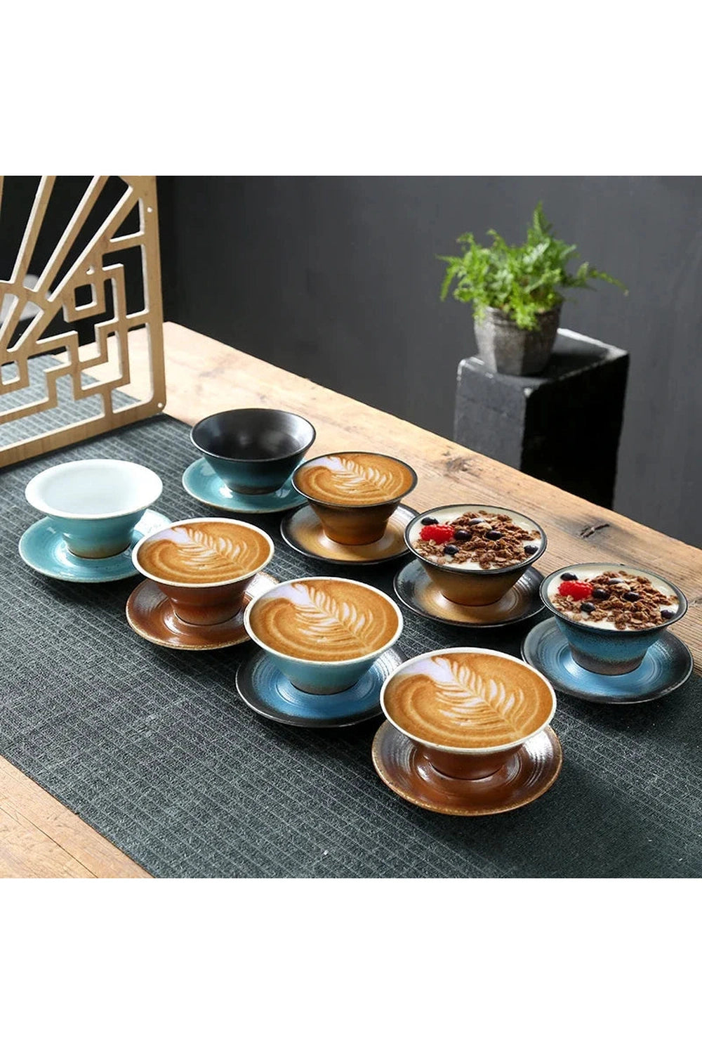 Ceramic Latte Cup Set