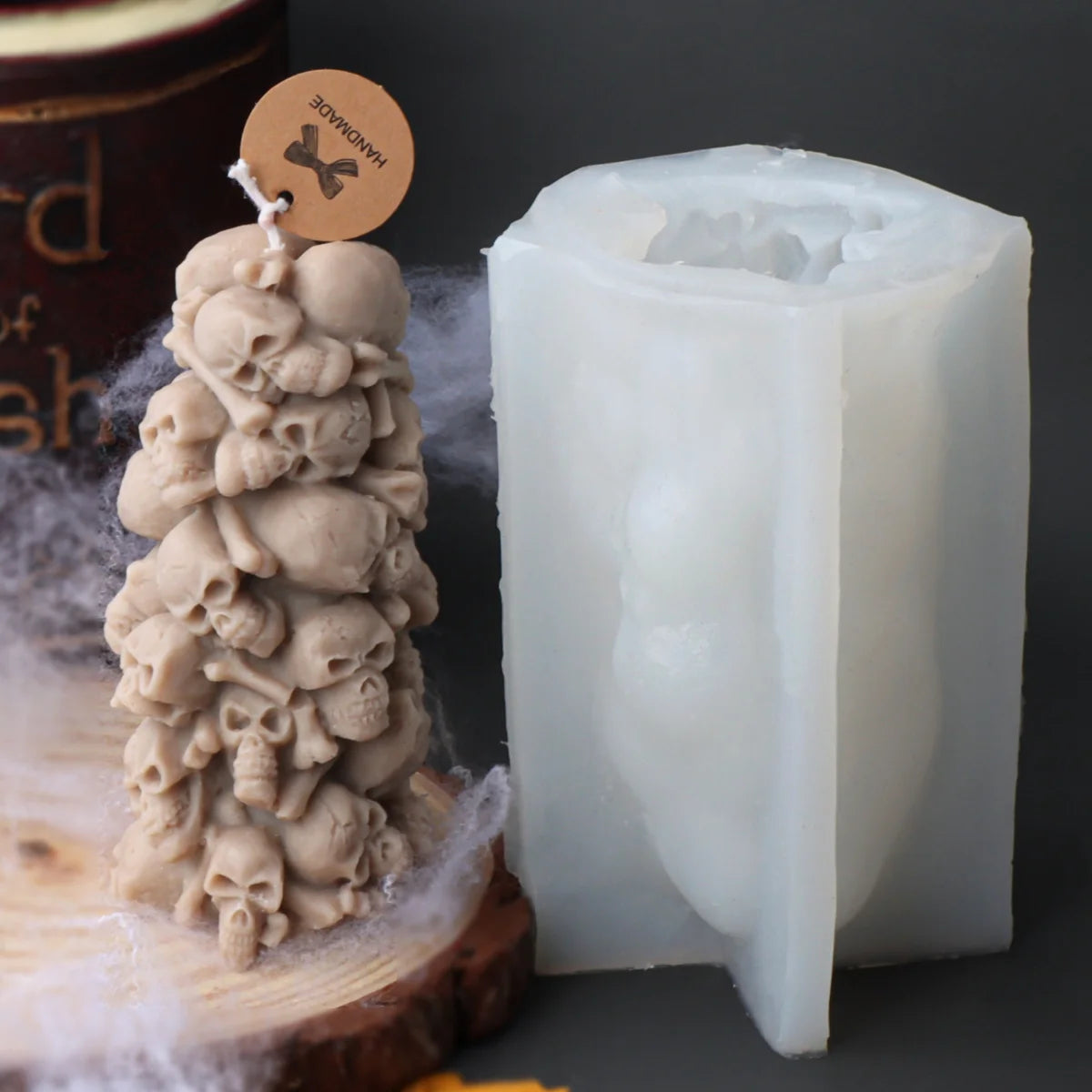 Skull Tower Chocolate Candle Mold DIY