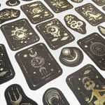 Gold Constellation Scrapbooking Stickers