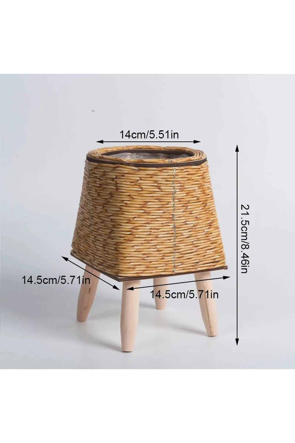 Rattan Basket Flower Pot