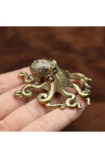 Brass Octopus Mini Figurine