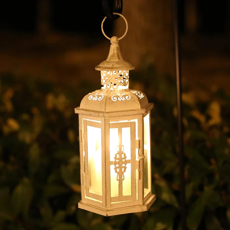 Metal Hanging Candle Lantern