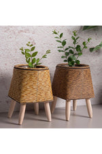 Rattan Basket Flower Pot