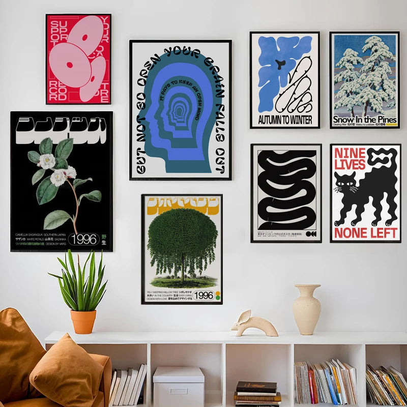 Artsy Abstract Mindscape Posters