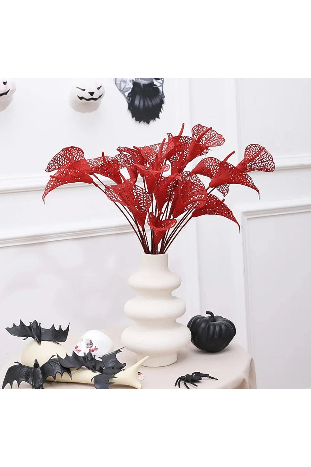 Midnight Halloween Artificial Flowers