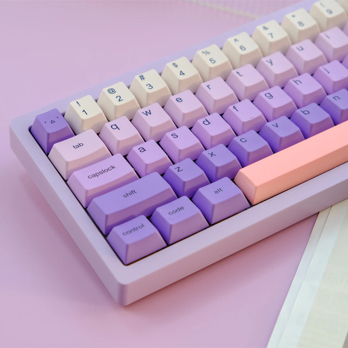 Lavender Gradient Keycaps