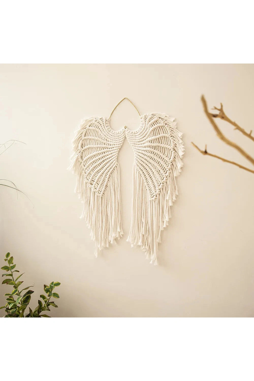 Angel Dreamcatcher Boho Wall Hanging