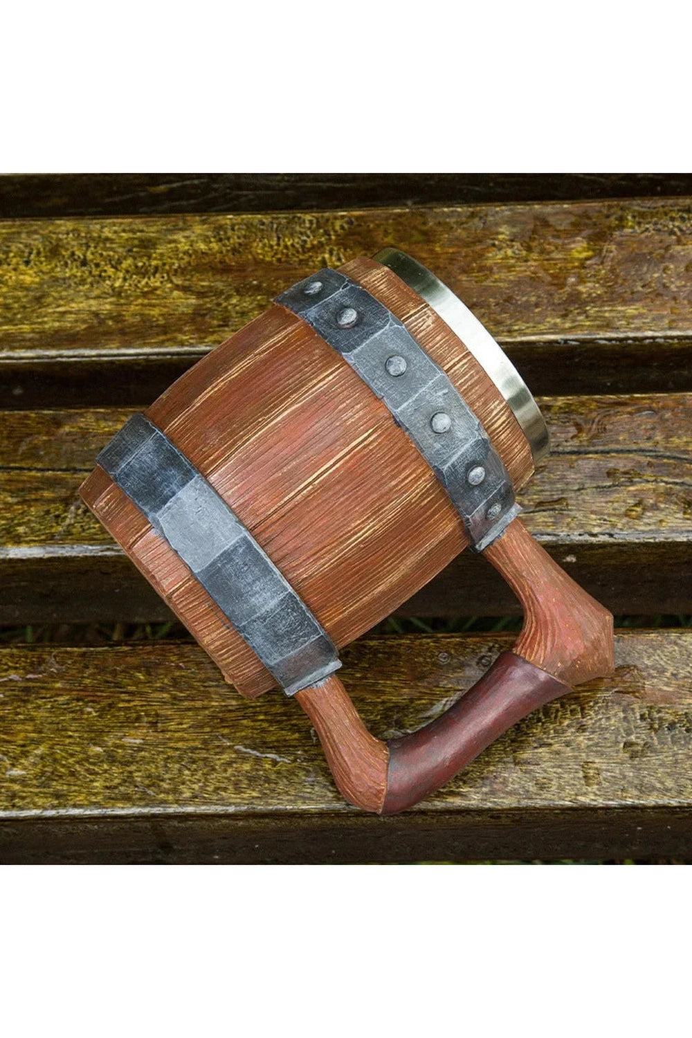 Wood Style Viking Mug