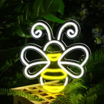 Bee Neon Wall Light