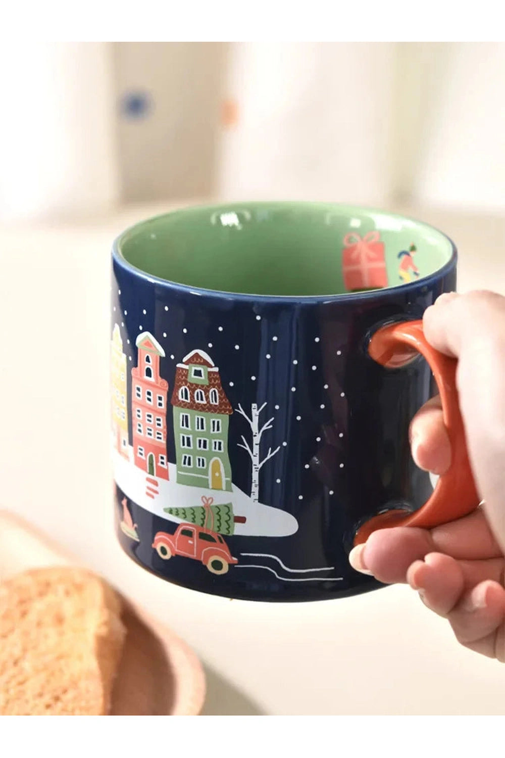 Snow Night Christmas Mug