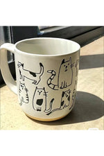 Painted Cartoon Ceramic Mug