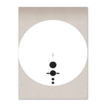 Solar System Minimalist Canvas Poster