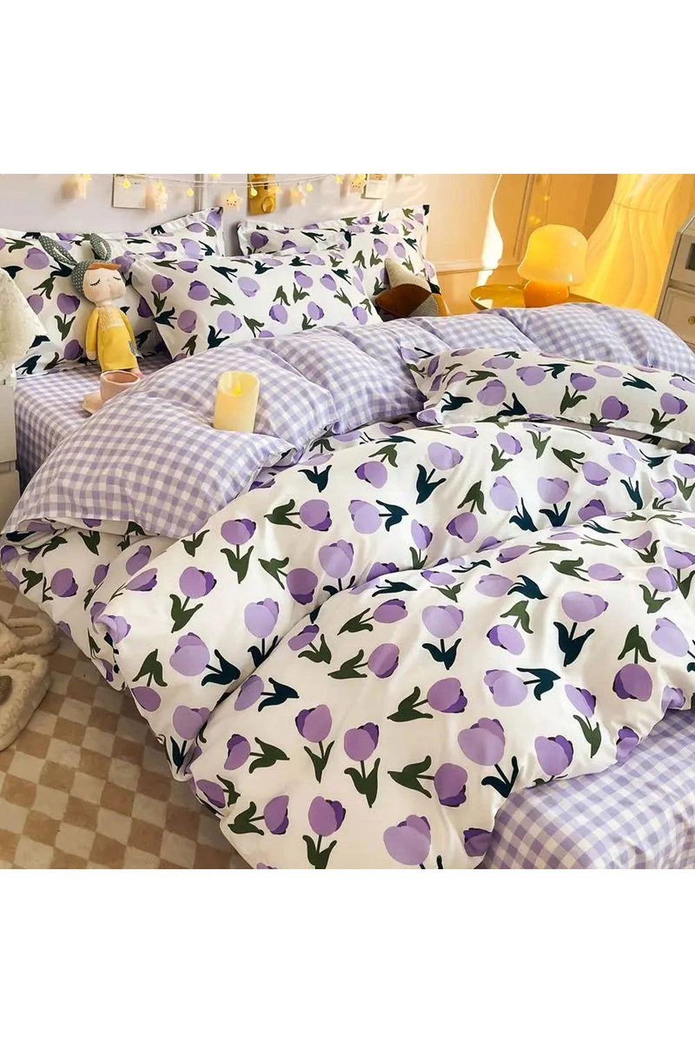 Solid Color Student Bedding Set