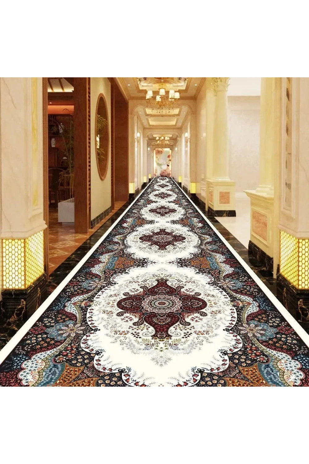 Long Modern Corridor Rug