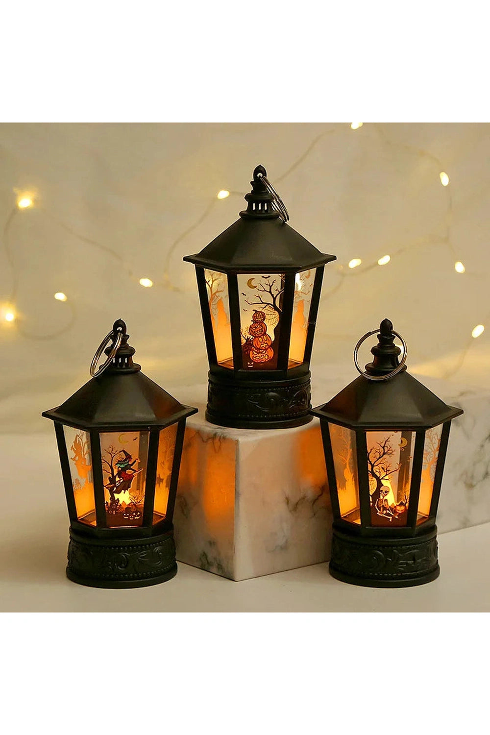 Halloween Enchanted Winter Lantern Set