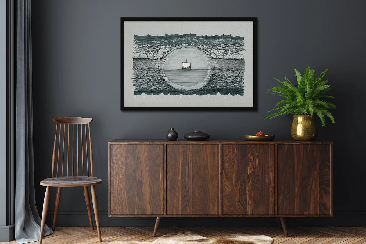 Seascape Canvas Poster