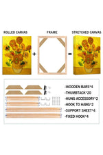 DIY Large Wood Canvas Frame