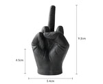 Rebel Flame Hand Gesture Candle