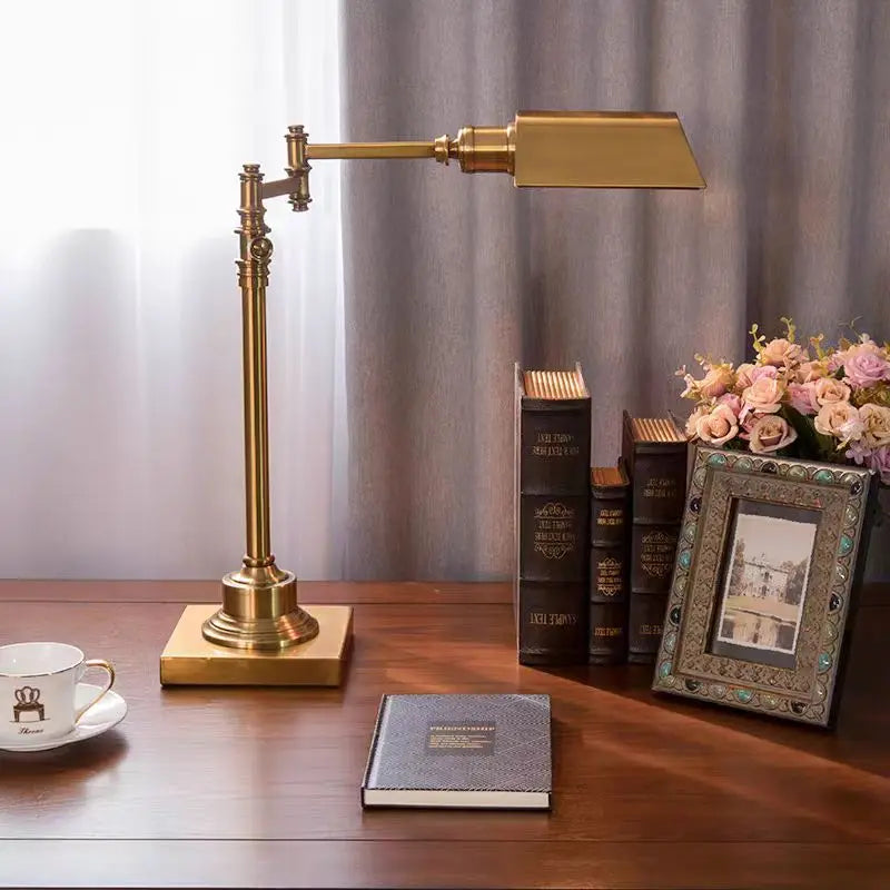 Art Deco Adjustable Desk Lamp