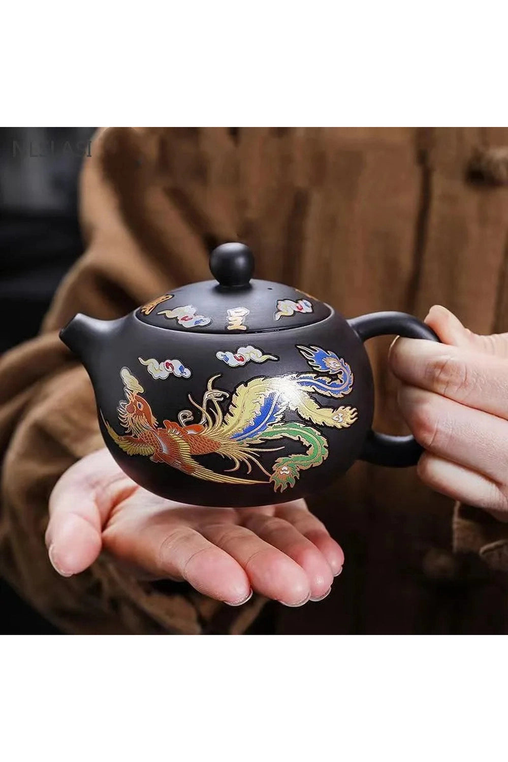 High Temperature Black Clay Teapot