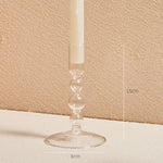 Crystal Aura Taper Candle Holders