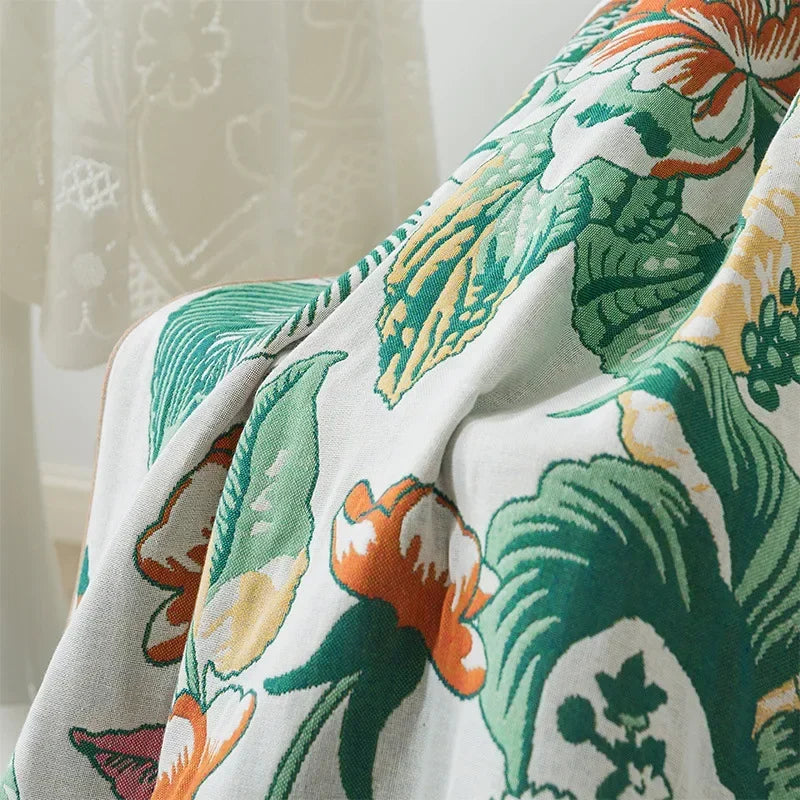 Tropical Garden Paradise Blanket