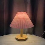 Fall Decor Cottagecore Pleated Table Lamps