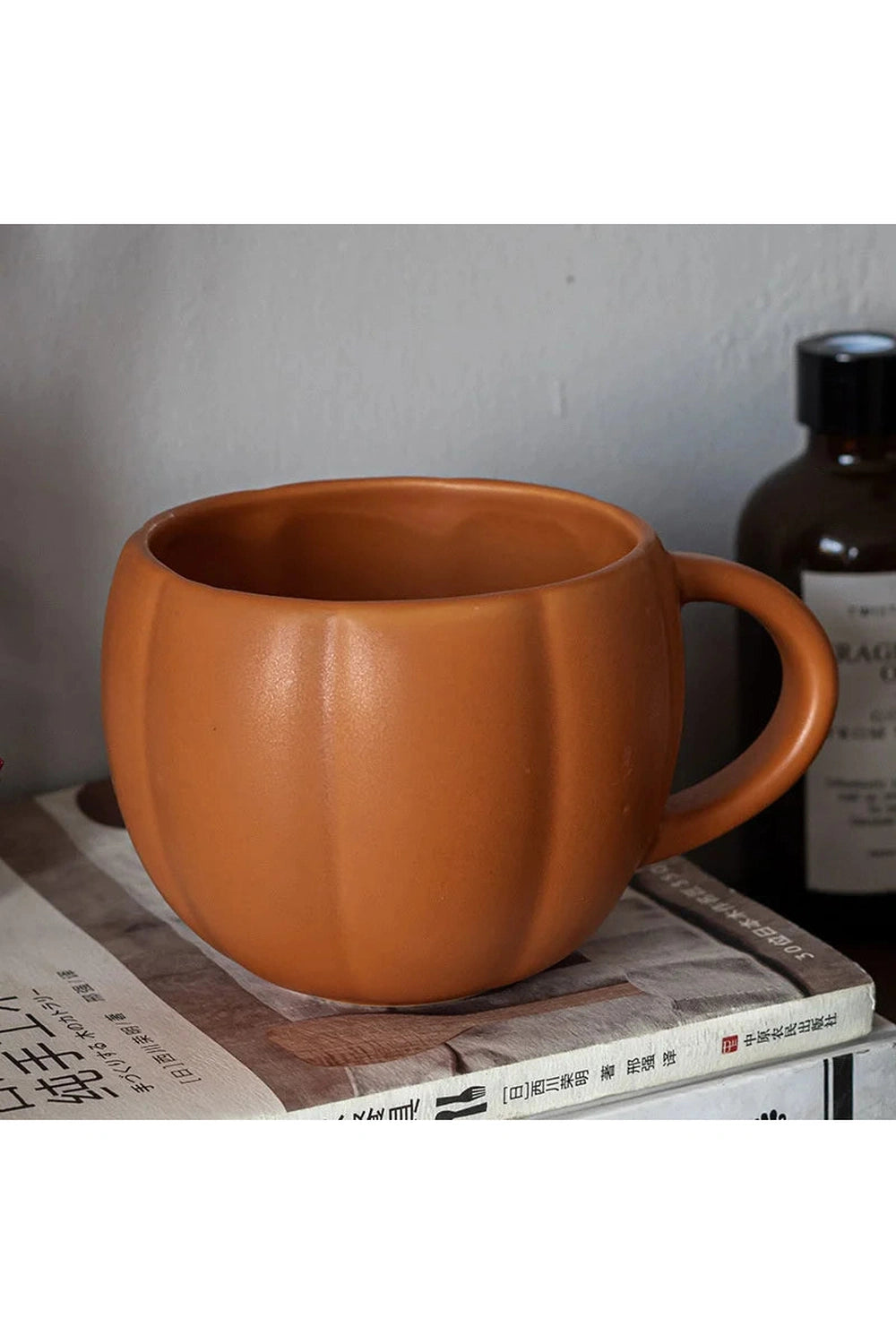 Pumpkin Ghost Ceramic Mug