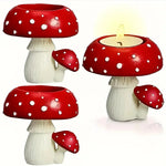 Goblincore Mushroom Candle Holder