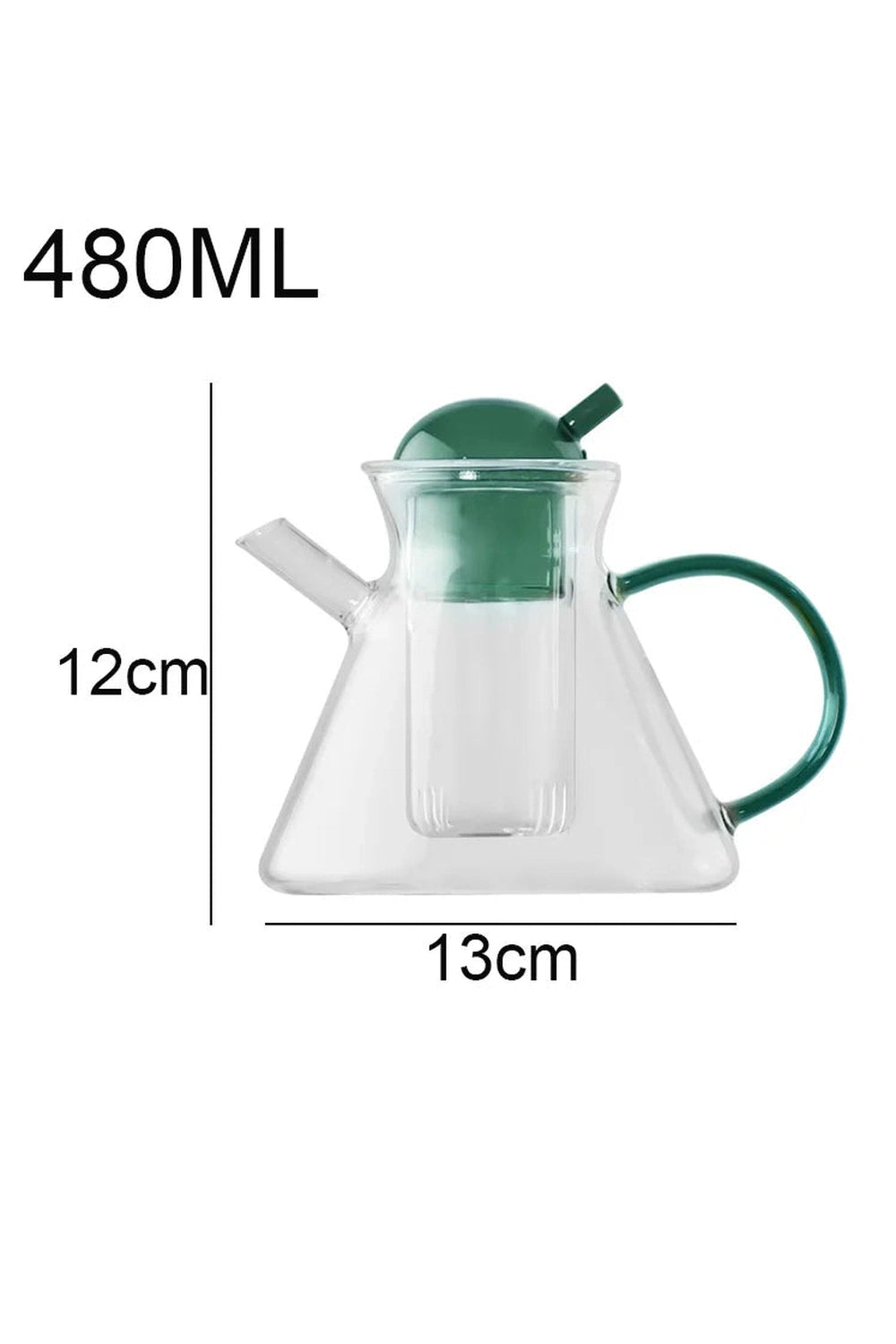 Transparent Glass Teapot