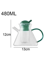 Transparent Glass Teapot