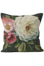 Pink Flower Decor Pillow Case