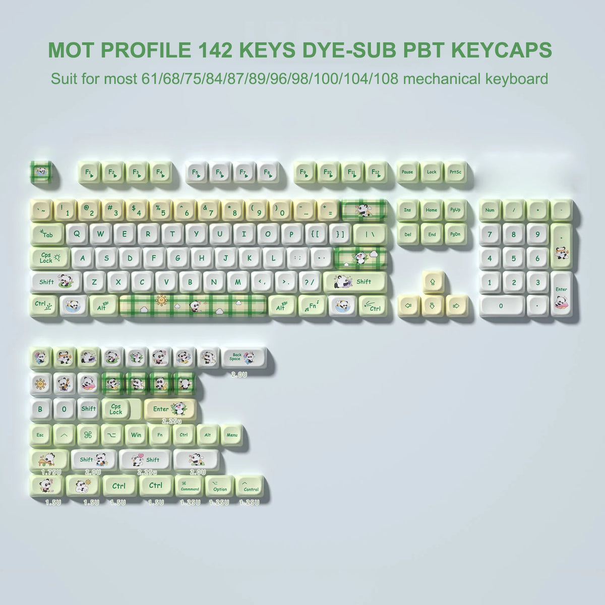 Green Pine Keycaps