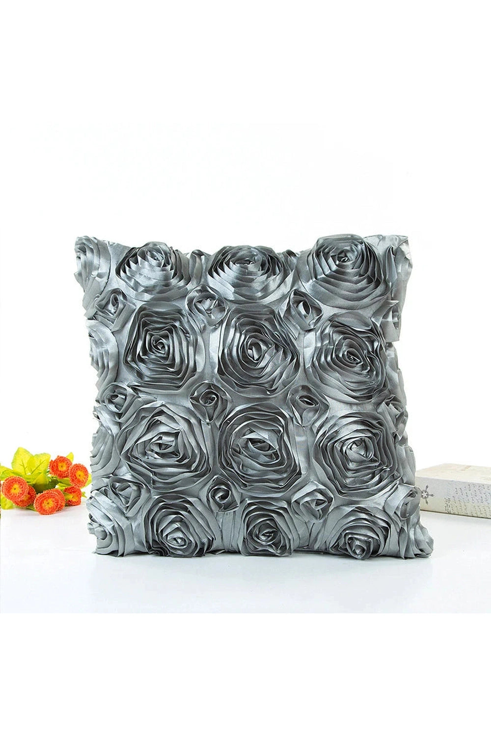 Romantic 3D Rose Pillow Case