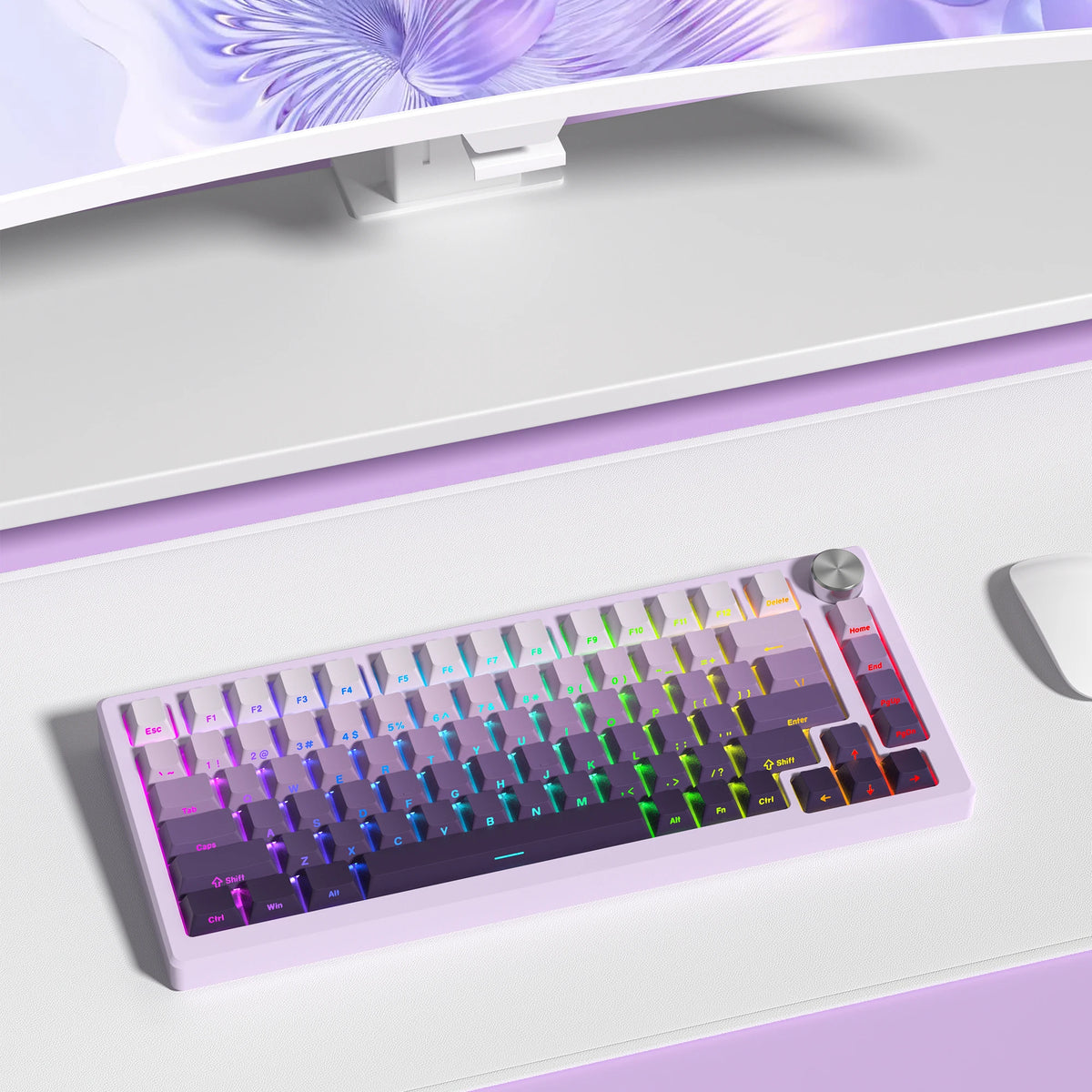 Gradient Purple Keycaps