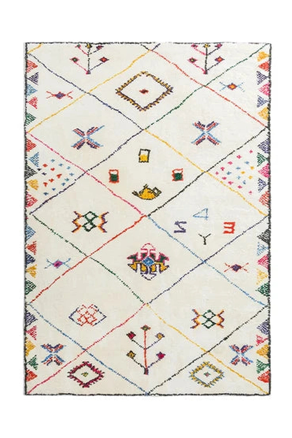 Plush Persian Moroccan Rug