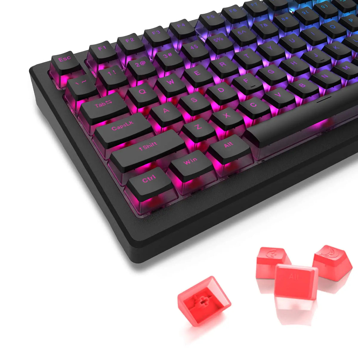 Black Pudding Gamer Keycaps