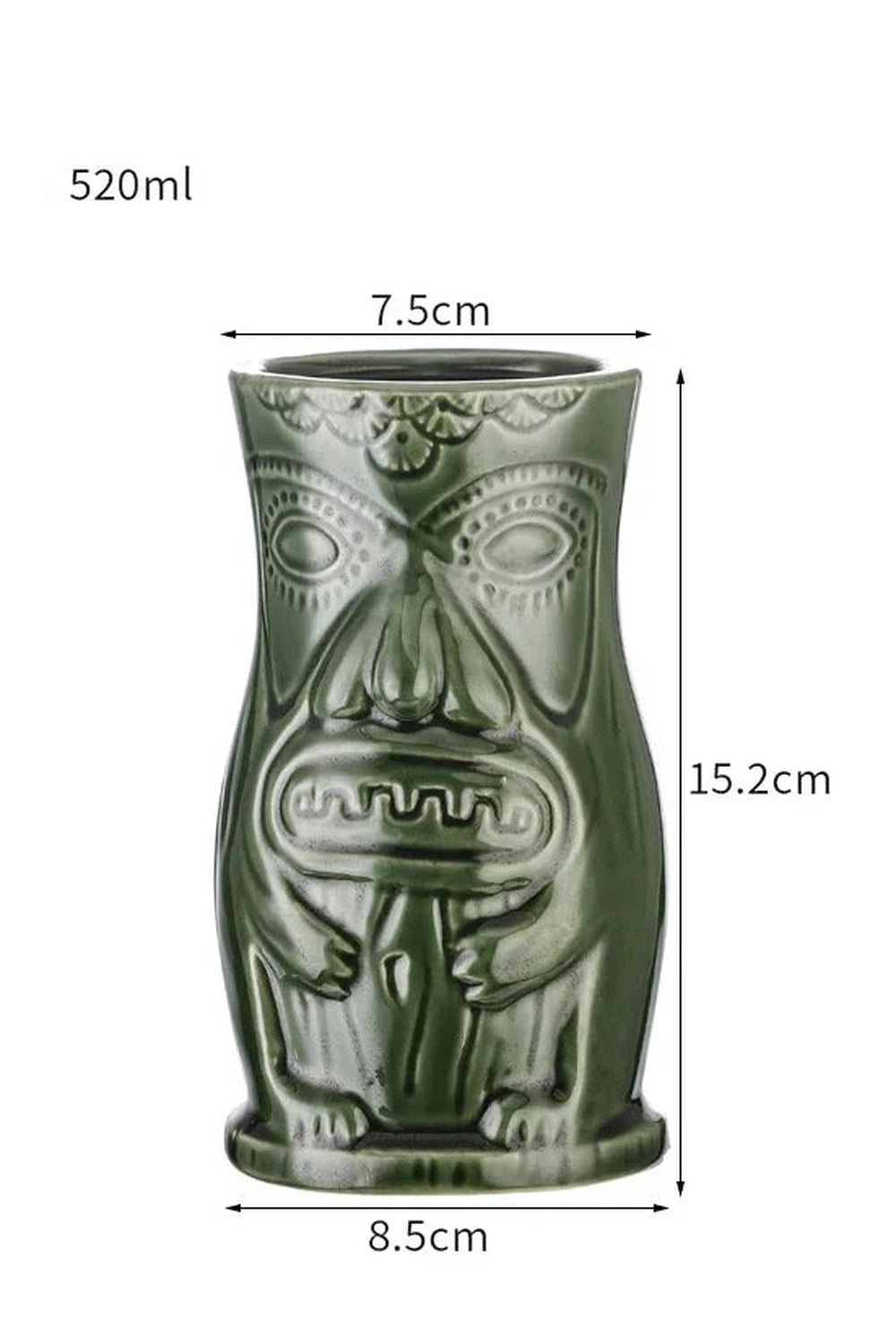 Ceramic Tiki Cocktail Mug