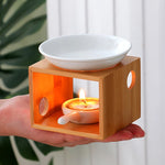 Boho Tranquil Haven Wooden Oil Warmer