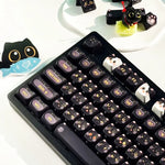 Black Cat Cartoon Keycaps