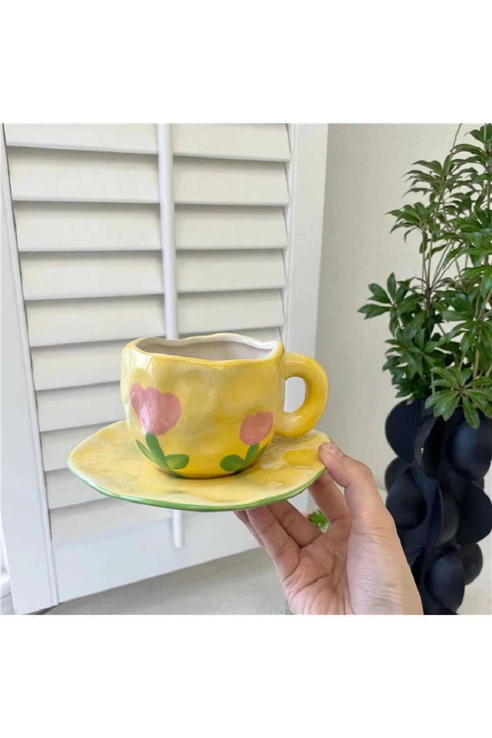 Korean Cute Floral Mug