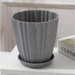 Modern Ribbed Plant Pots