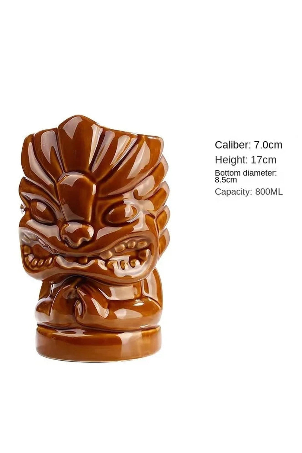 Ceramic Tiki Cocktail Mug