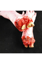 Gruesome Severed Hands Halloween Props