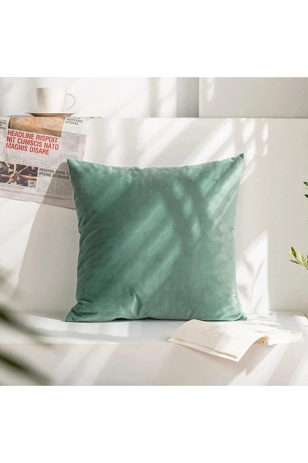 Nordic Velvet Decor Pillow Case