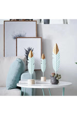 Modern Feather Table Decor Figurine